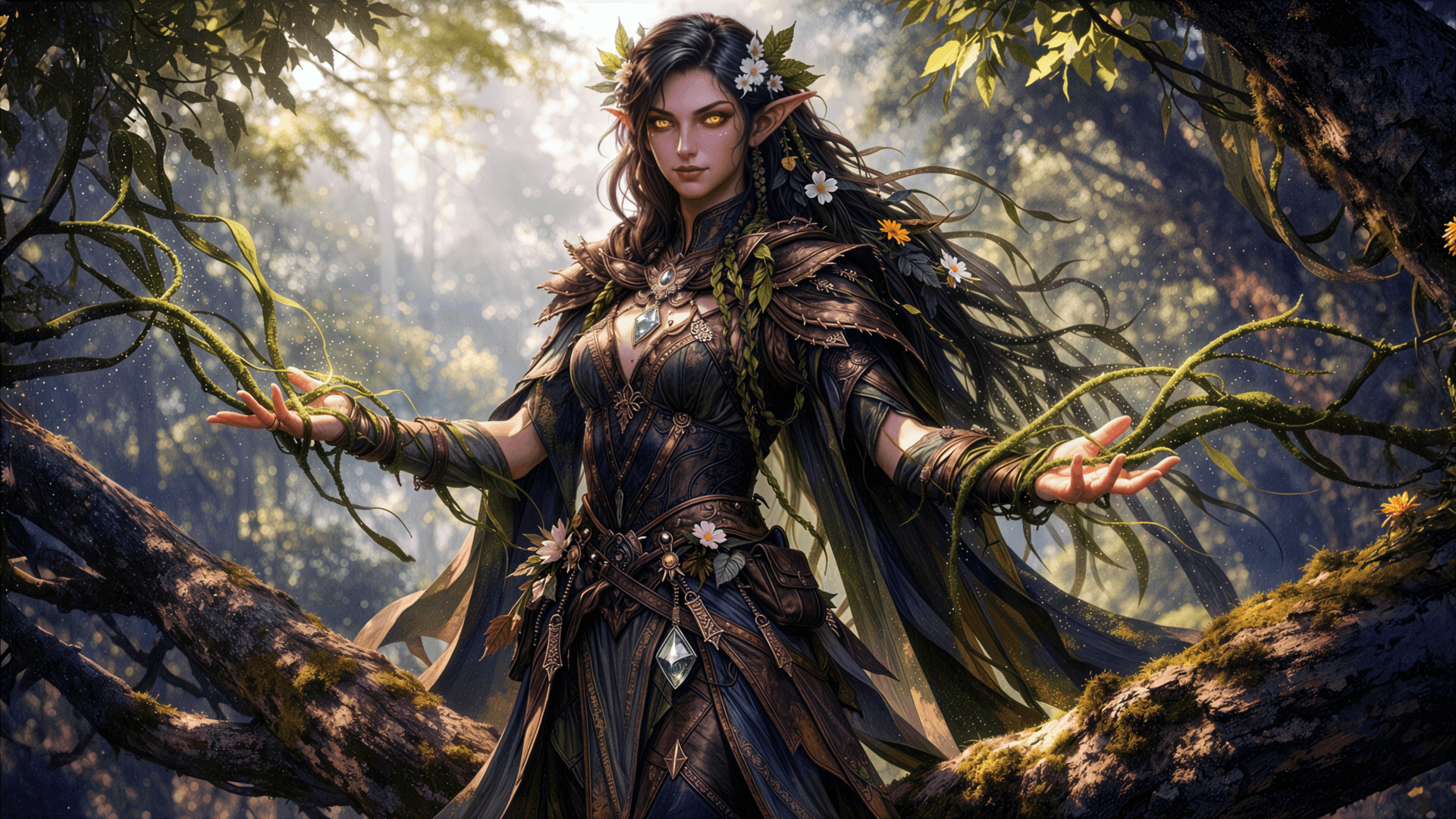 An Ardenian elf in the deep forest