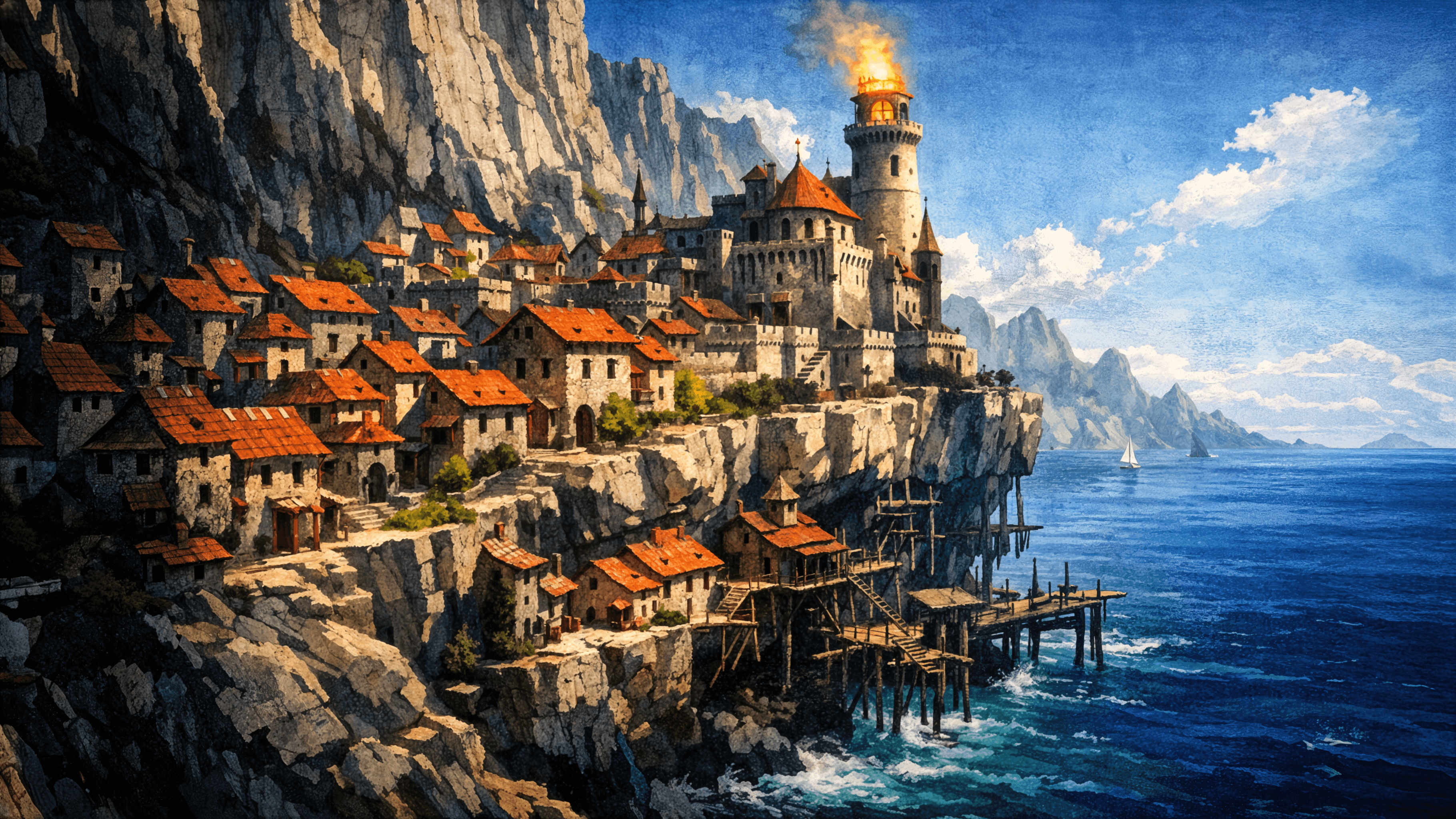 The radiant coast of Thalassia