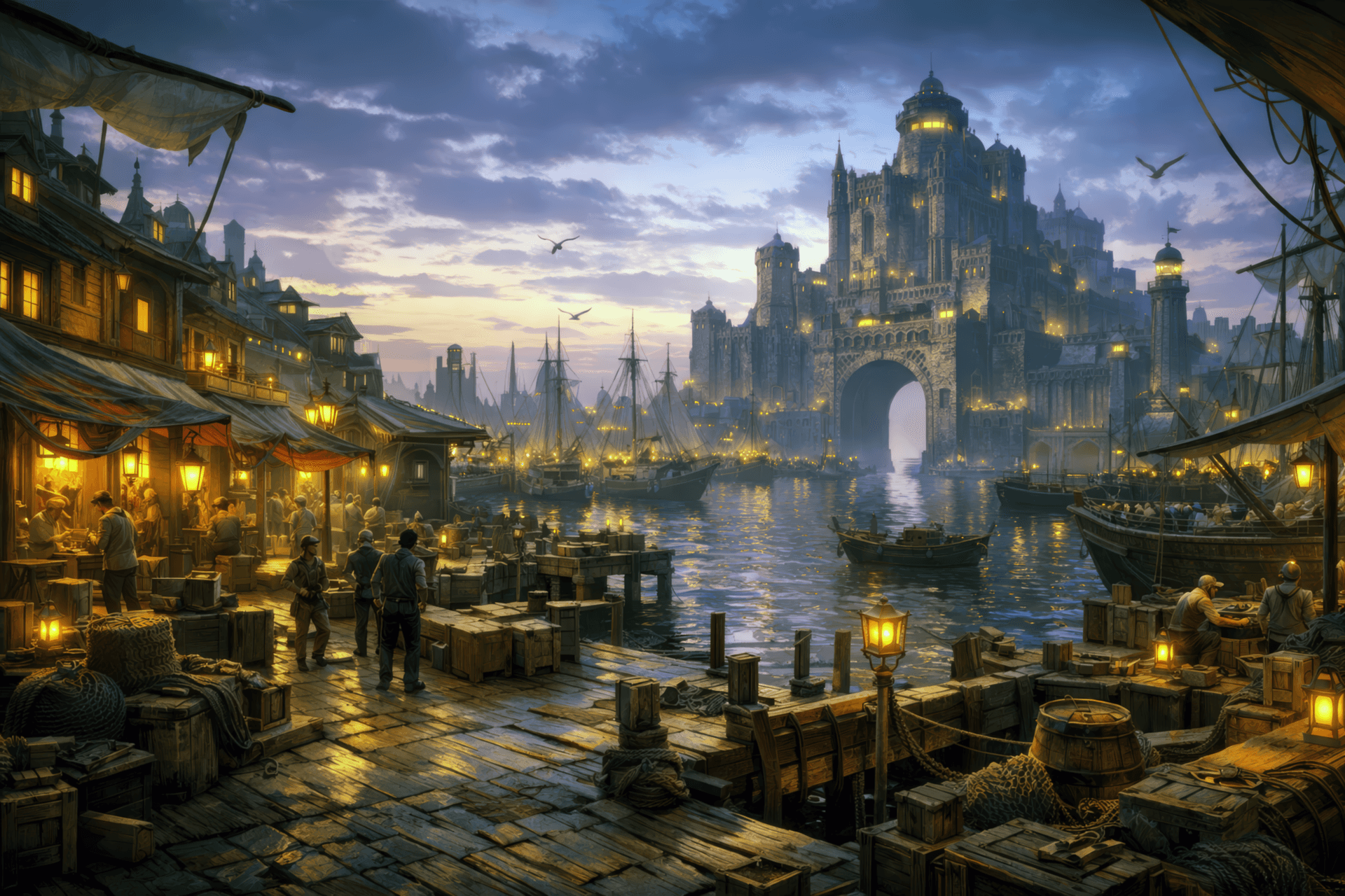 The grand port gates