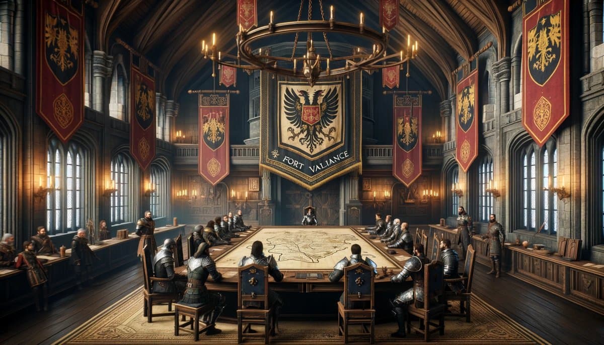 The Thornburn throne room