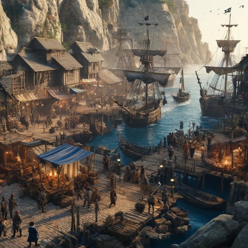 Random encounters in Scuttle Cove — danger lurks around every corner