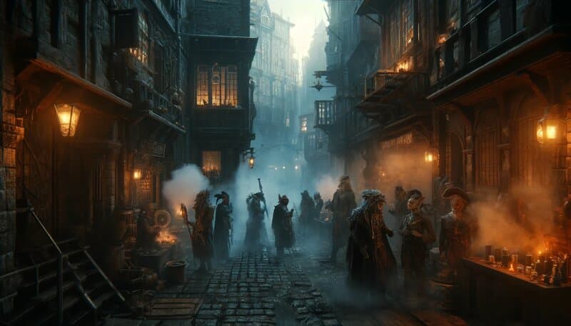 The Freeport of Scuttle Cove — a lawless city carved into desert cliffs